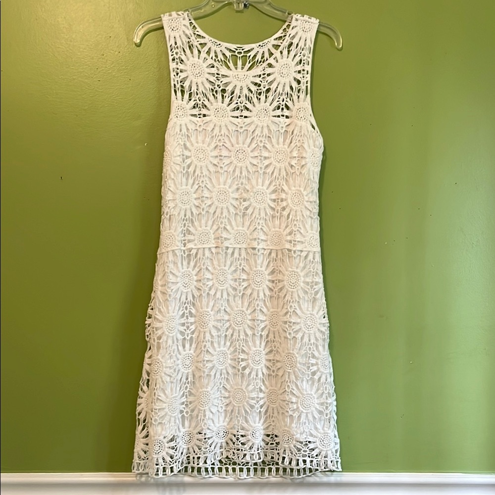EUC MacBeth Collection Macrame Dress